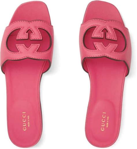 gucci instappers dames roze|gucci designer slippers 2015.